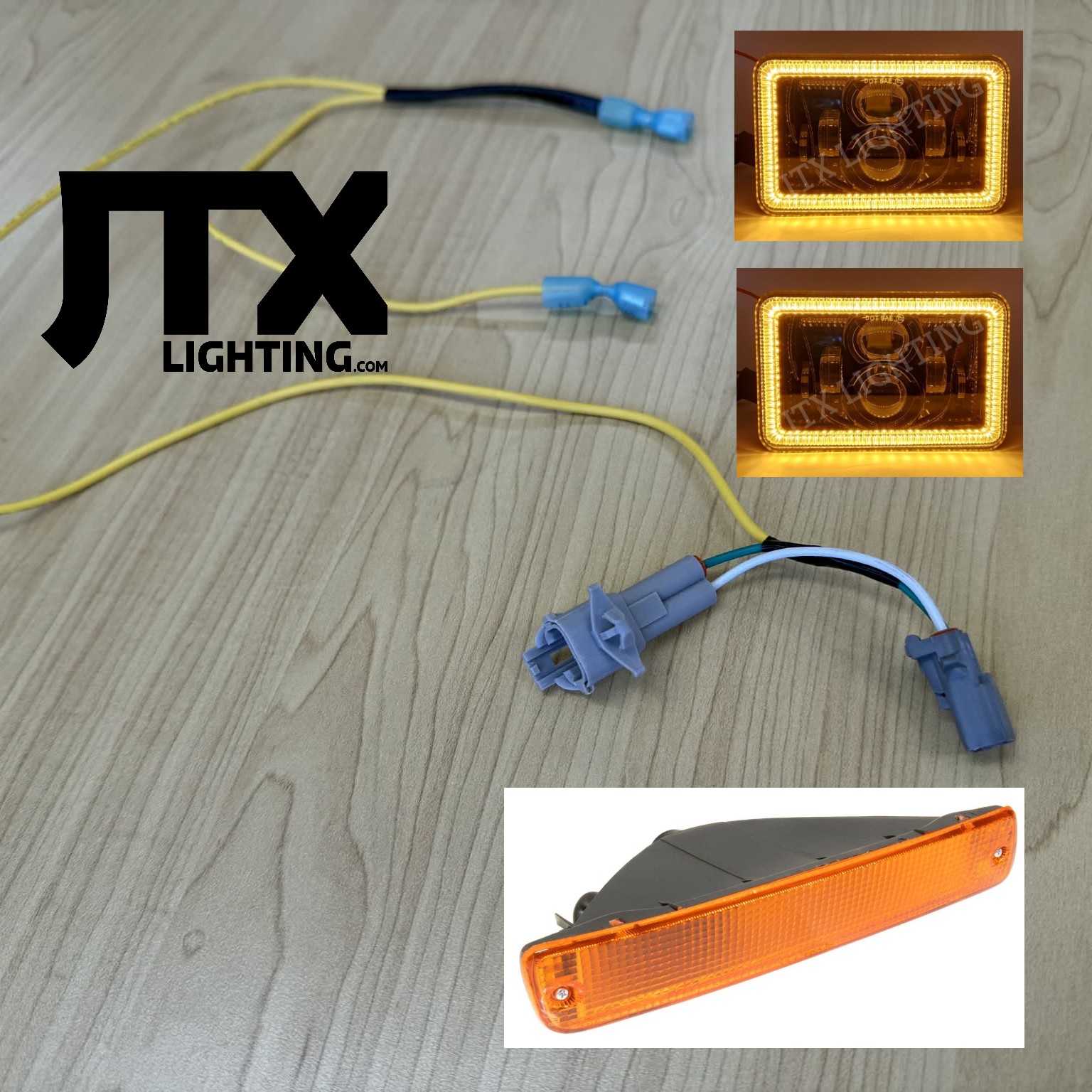 Toyota 80 Series Landcruiser Headlight Conversion from Sahara style to GXL quad JTX 6x4 LED Lights - Image 24