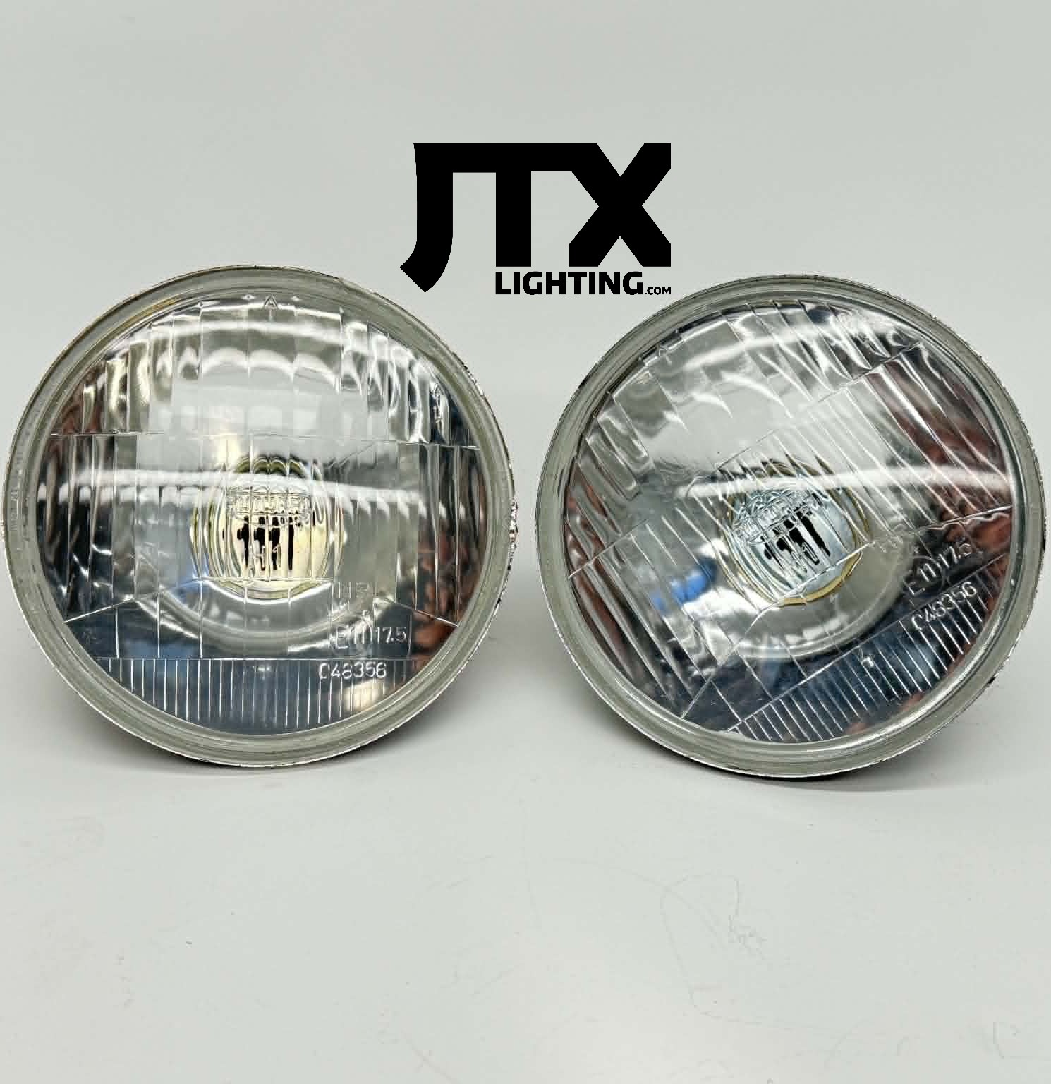 1 Pr of 5 3/4" Curved glass Inner High Beam Semi Sealed Headlights - Image 4