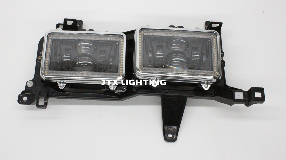 Toyota 80 Series Landcruiser Headlight Conversion from Sahara style to GXL quad JTX 6x4 LED Lights - Image 6