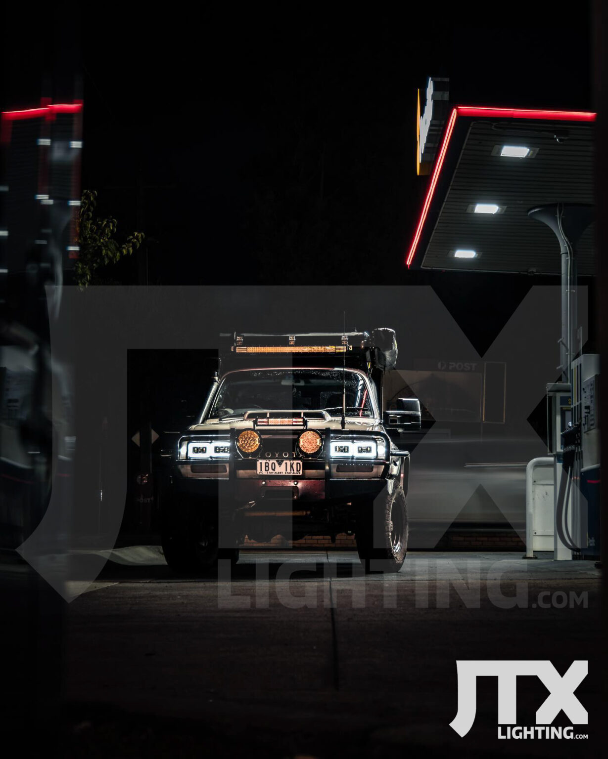 Toyota 80 Series Landcruiser Headlight Conversion from Sahara style to GXL quad JTX 6x4 LED Lights - Image 35