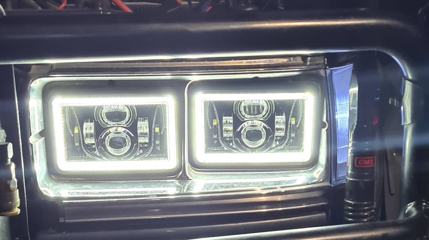 Toyota 80 Series Landcruiser Headlight Conversion from Sahara style to GXL quad JTX 6x4 LED Lights - Image 31